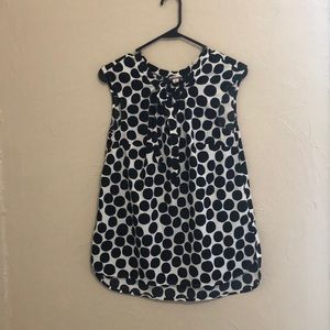 Merona tie front sleeveless blouse